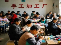 簡(jiǎn)單好做，拿回家做的純手工，小成本創(chuàng)業(yè)辦廠做加工，一個(gè)人就能干好