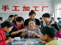 4月9日，在家做兼職的正規(guī)平臺，在家做手工靈活就業(yè)，微創(chuàng)業(yè)做家庭手工工作室（手工傳承官），在手工之家，大家決定自己的收入，圖為串珠米珠繡純手工產(chǎn)品剪影