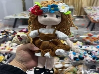 12月3日，外發(fā)手工領(lǐng)回家做，在家做手工副業(yè)創(chuàng)業(yè)，開手工加工廠、做手工工作室，在手工之家,要掙錢，可做的業(yè)務(wù)很多，圖為鉤織純手工產(chǎn)品剪影