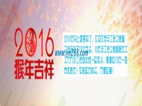 手工活之家網(wǎng)祝愿廣大家人朋友們：猴年吉祥，更上一層樓！