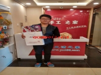 邯鄲縣閆先生來手工活之家總部考察，欲組織人做手工活