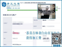 空閑時間有了，吉林白山萬女士在家里做外發(fā)手工活加工項目賺錢