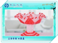 立體串珠水果盤(pán) 餐桌一大亮點(diǎn)！環(huán)保干凈純手工制作水果盤(pán)