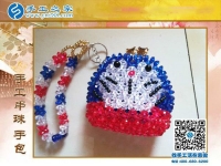 掌間藝術串珠手包 小巧玲瓏別致 兒童diy智力開發(fā)材料包制作