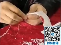 手工之家郝總親自做手工，詮釋珠繡內(nèi)涵