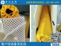 自己動(dòng)手在家做美麗的珠繡畫(huà)喜鵲登枝，掛在家里很喜慶