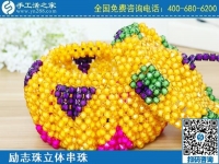 3月22日，可靠的手工活加盟項目，代理手工活加工項目掙錢就選這個創(chuàng)業(yè)好項目，手工之家勵志珠立體串珠成品實拍