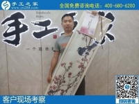 8月8日，可以在家做的手工活，拿回家做的手工活，選擇這個(gè)收益有保障的珠繡手工就對(duì)了。手工之家接待考察加工客戶剪影