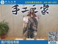 10月3日，手工活外發(fā)回收，這個可以寄到家做的手工活讓人安心在家掙錢，手工之家接待考察合作加工客戶剪影