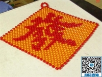可帶回家做的手工活，就是手工之家勵志珠繡