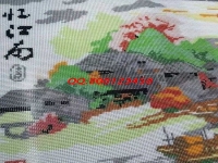 8月24日，全面了解后合作，這個可以寄到家做的手工活讓大家心里放心踏實，圖為勵志珠珠繡成品細節(jié)實拍