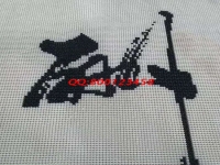 9月3日，做好珠繡外發(fā)手工活，在家做手工活掙錢，加工人員要做到這幾點。圖為勵志珠珠繡成品細節(jié)實拍