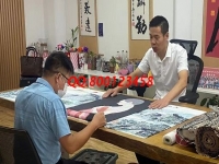 9月17日，想做合格的外發(fā)手工活產(chǎn)品，想象不管用，親自做才行，珠繡拿回家做的手工活很受歡迎，手工之家接待考察合作加工客戶剪影