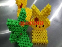 10月17日，可以帶回家做的手工活，手工之家的外發(fā)手工活是這樣交付成品的，圖為勵志珠珠繡串珠成品實拍