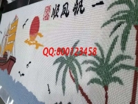 11月25日，想做手工之家的珠繡手工活代理加工項(xiàng)目，這個(gè)可以在家做的手工活很滿意，每次會(huì)領(lǐng)多少加工材料？圖為勵(lì)志珠珠繡成品細(xì)節(jié)實(shí)拍