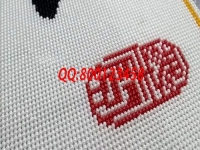 11月13日，想接正規(guī)廠家的手工活，珠繡串珠手工活外發(fā)加工項目是真實可靠的，圖為勵志珠珠繡成品細(xì)節(jié)實拍