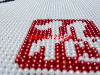 1月29日，想接正規(guī)廠家的手工活，把手工活拿回家做，大家對手工之家的珠繡串珠材料、產品、服務都滿意，圖為勵志珠珠繡成品細節(jié)實拍