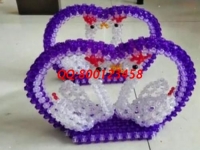 2月8日，手工活兼職，手工活接單，可以寄到家做的手工活選手工之家的珠繡串珠手工，圖為勵志珠珠繡串珠產品剪影