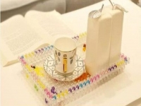 3月16日，代加工手工活，耐心點(diǎn)，你我都能做好手工之家的珠繡串珠外發(fā)手工活，圖為勵(lì)志珠珠繡串珠成品（果盤）實(shí)拍